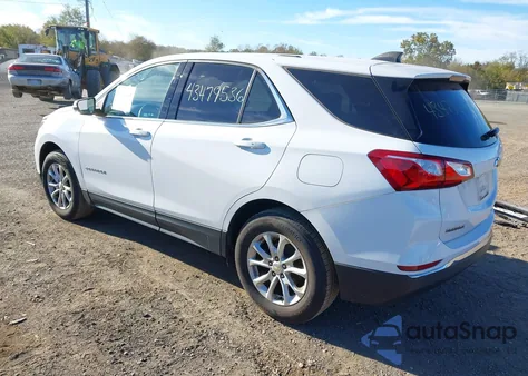 2019 Chevrolet Equinox Lt из США, поврежденный, VIN 2GNAXUEV5K6251609